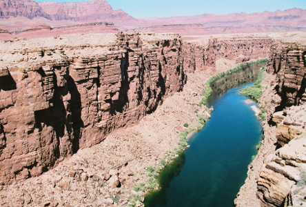 [View of canyon walls.]